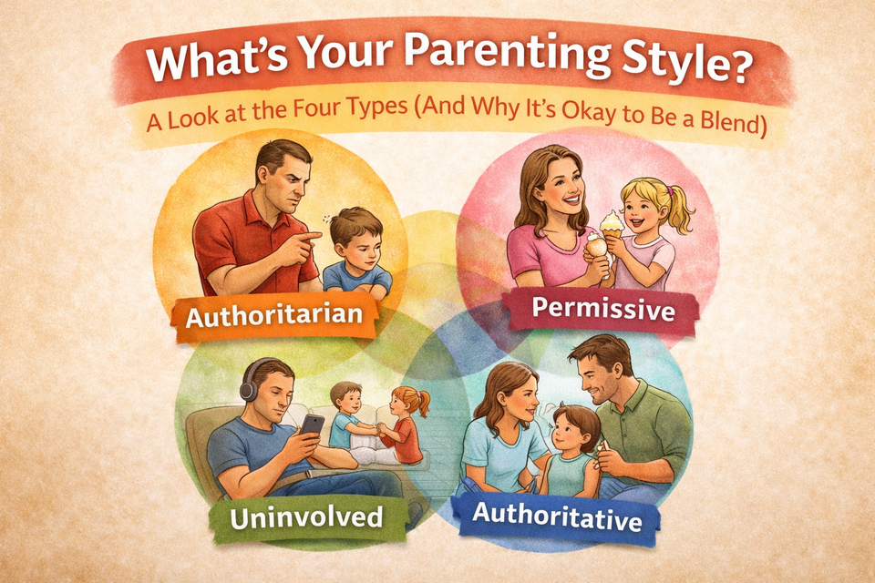 What’s Your Parenting Style? A Look at the Four Types (And Why It’s Okay to Be a Blend)