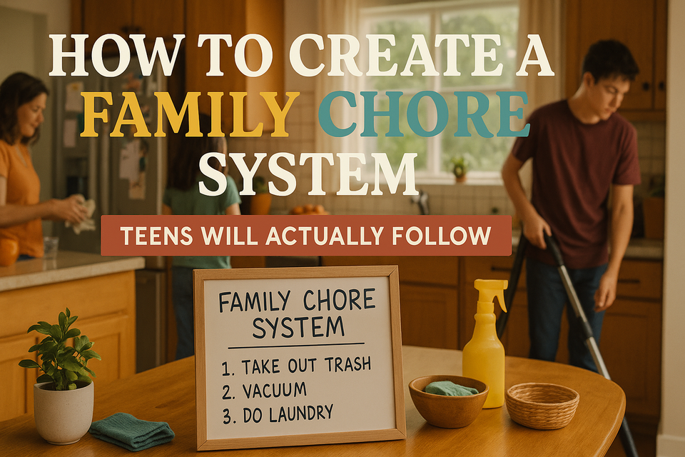 Feature image for How to Create a Family Chore System Teens Will Actually Follow